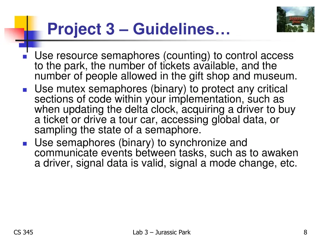 project 3 guidelines 2