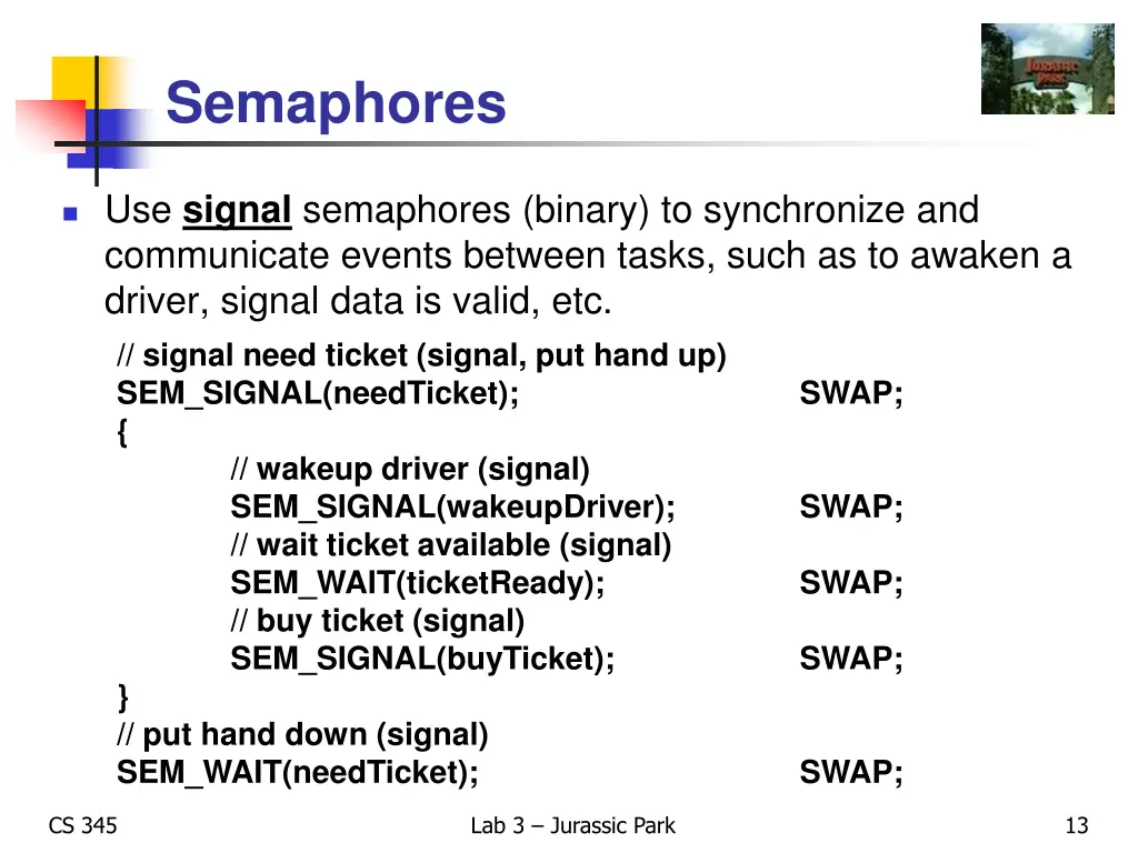 semaphores 2