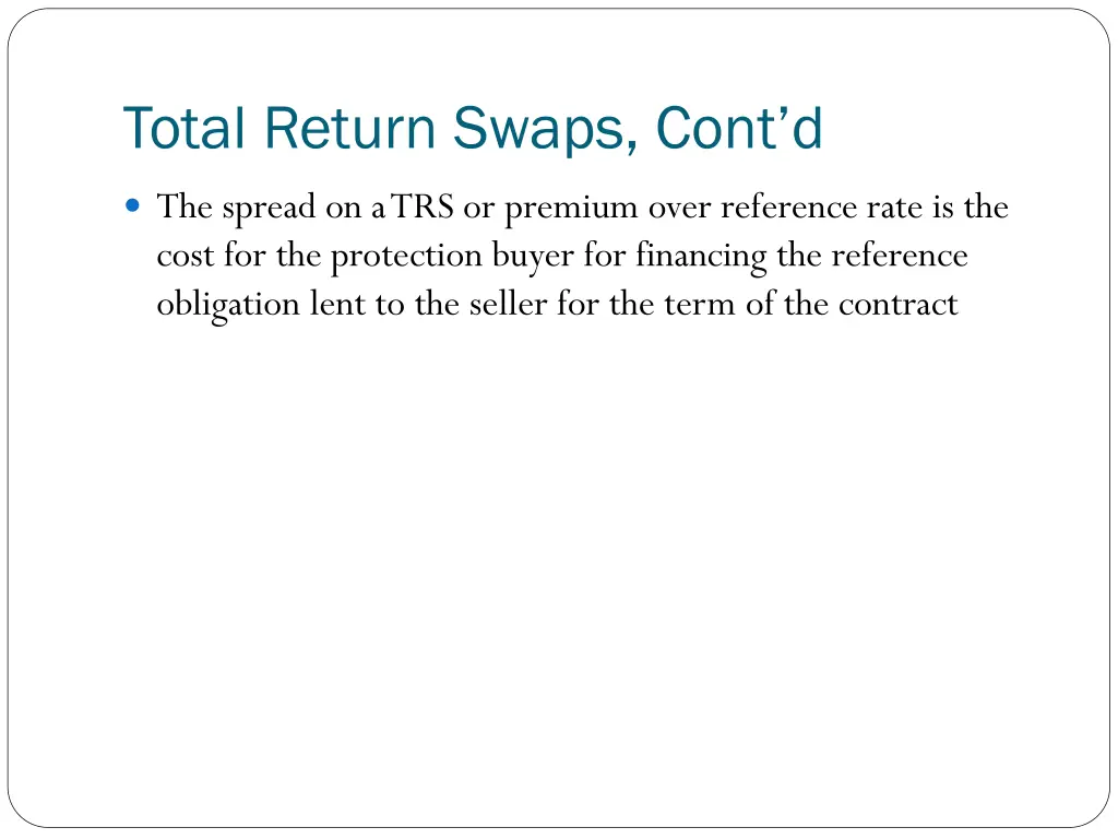 total return swaps cont d 2