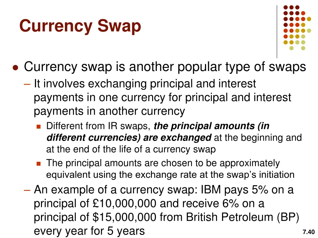 currency swap