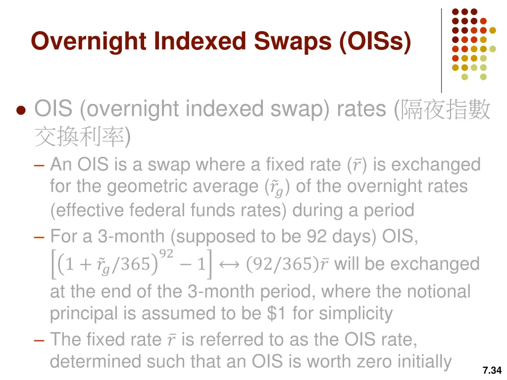 overnight indexed swaps oiss