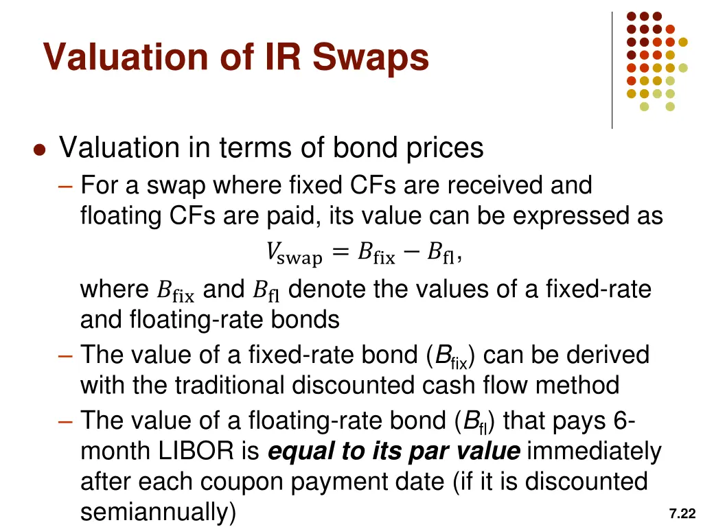 valuation of ir swaps 1