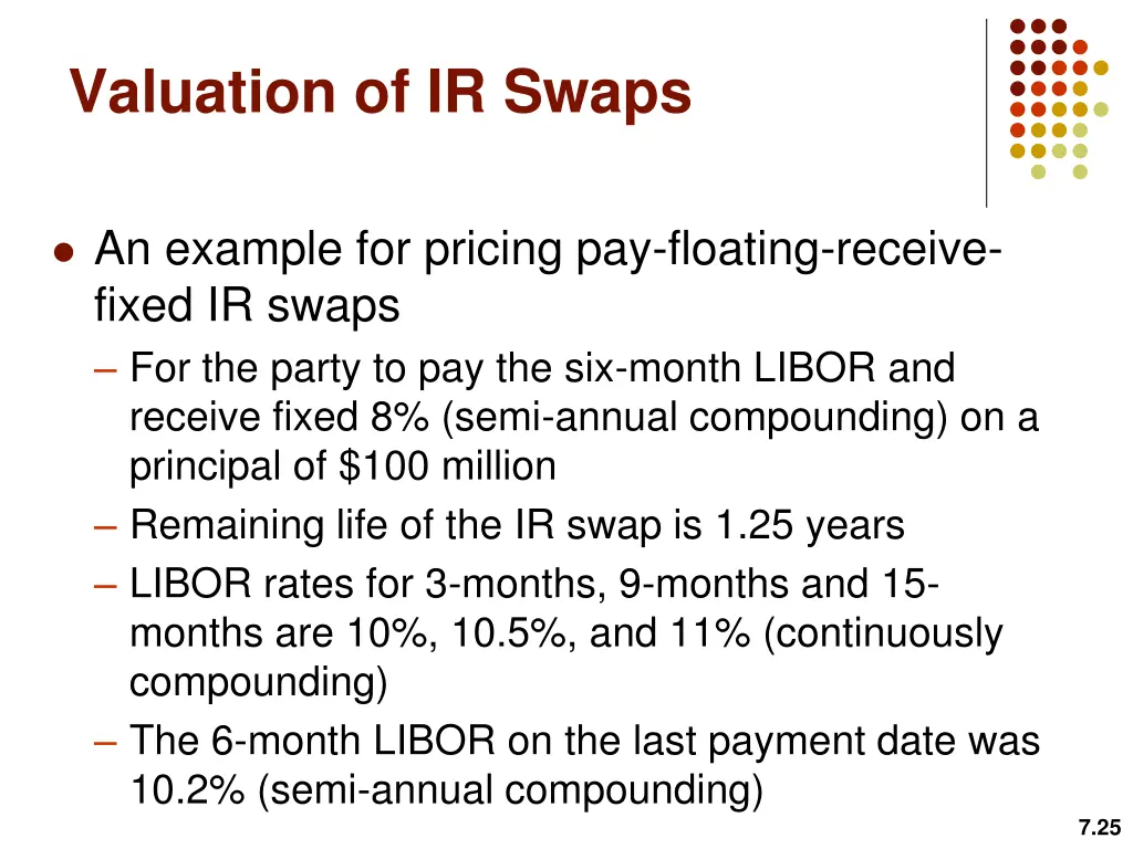 valuation of ir swaps 4