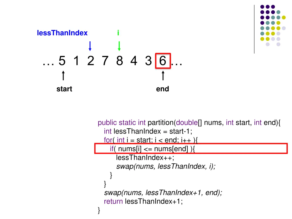 lessthanindex 13