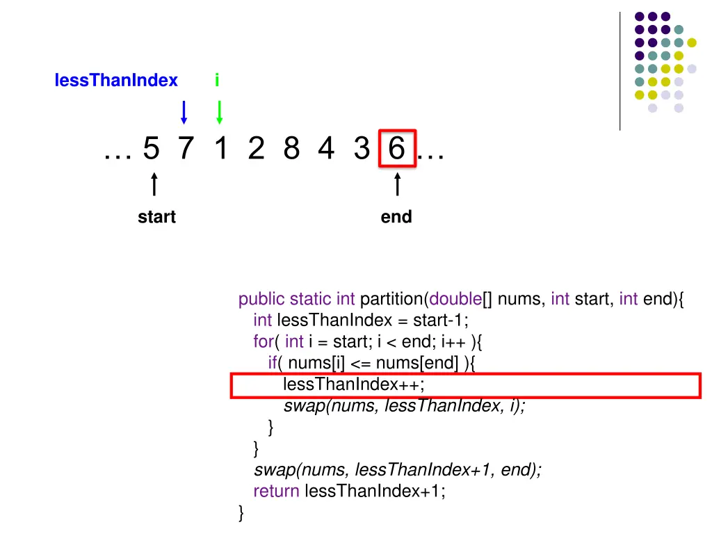 lessthanindex 7