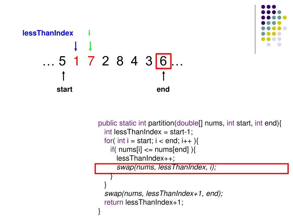 lessthanindex 8