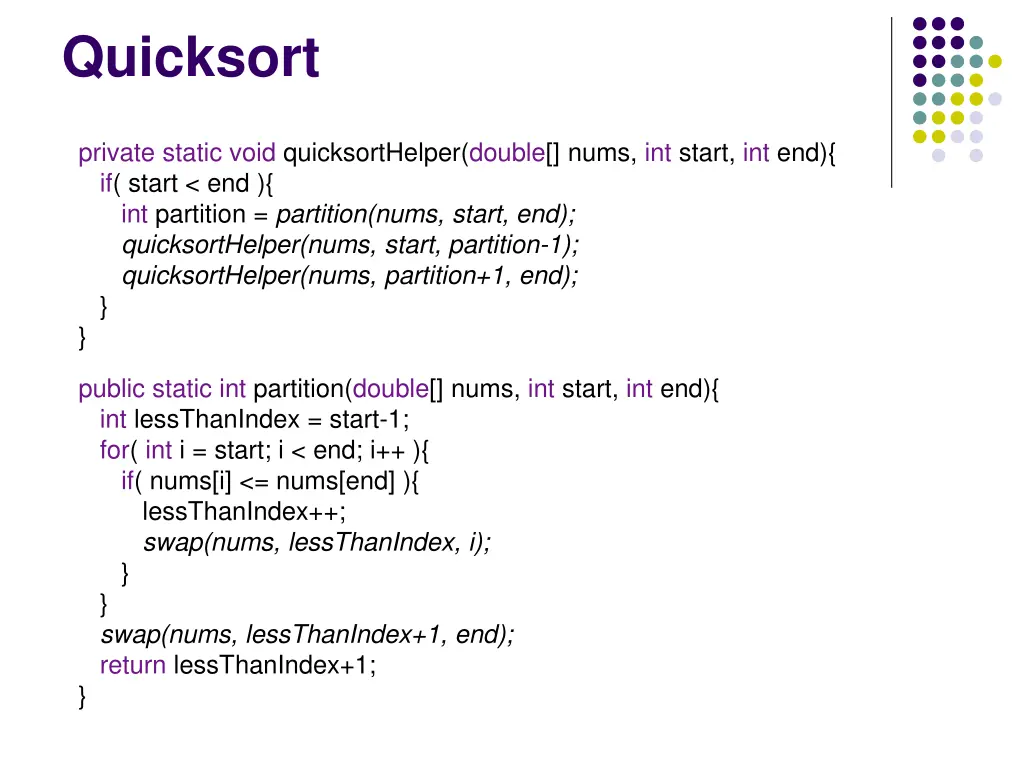 quicksort 2