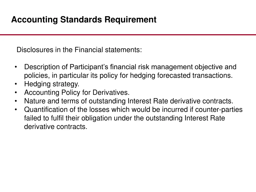 accounting standards requirement 1