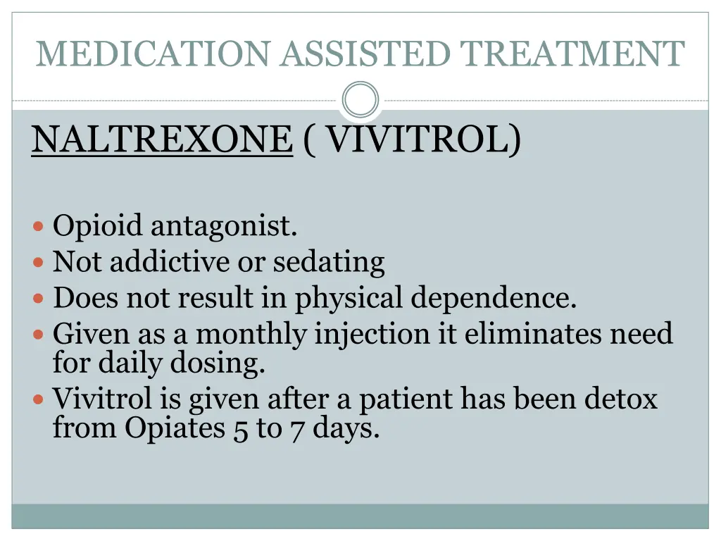 medication assisted treatment 6