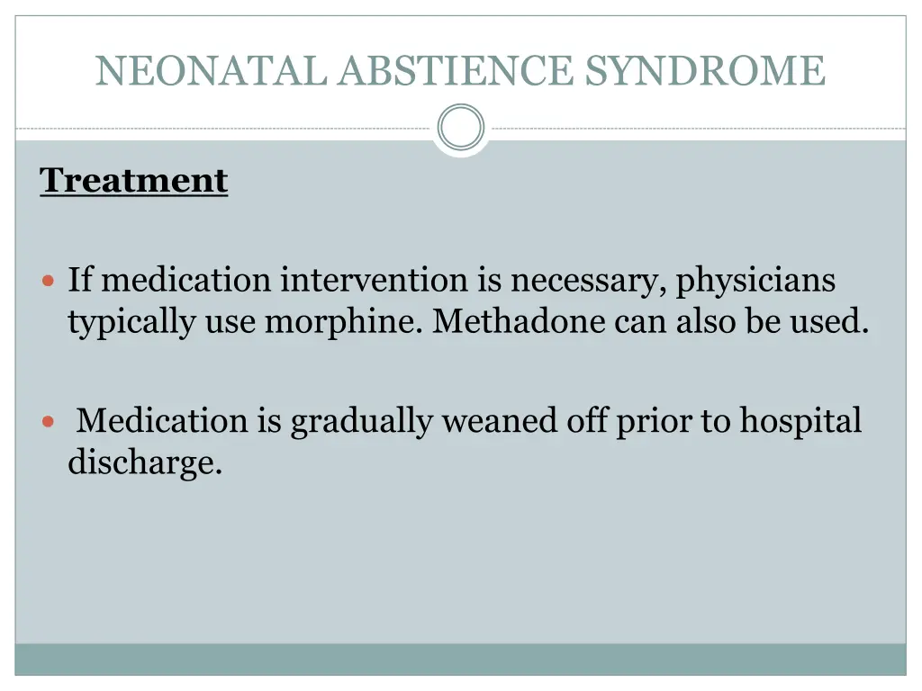 neonatal abstience syndrome 3