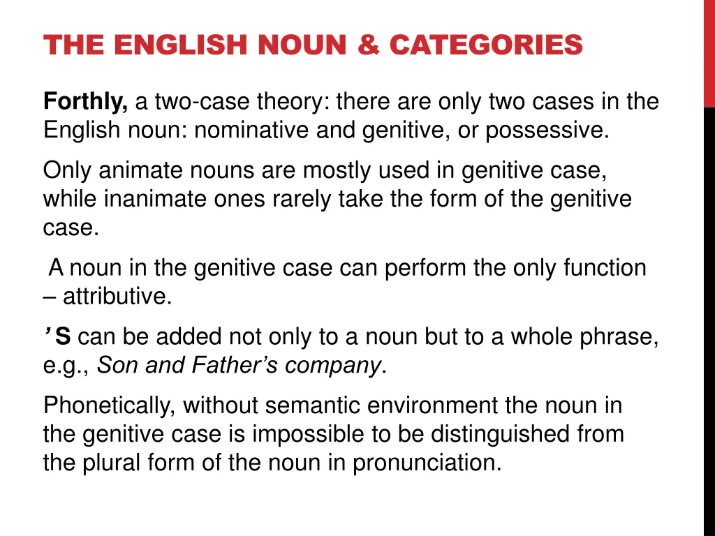 the english noun categories 3