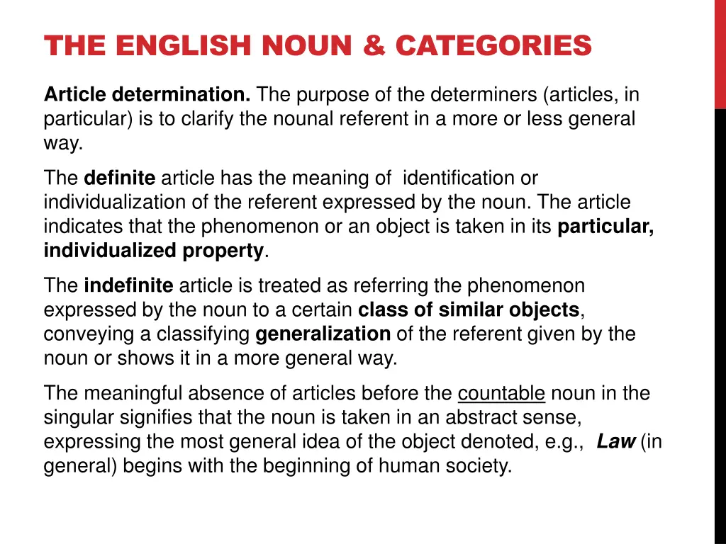 the english noun categories 4