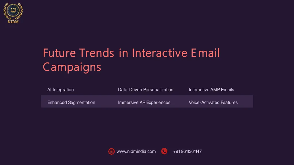 future trends in interactive email future trends