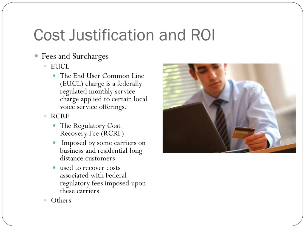 cost justification and roi 1