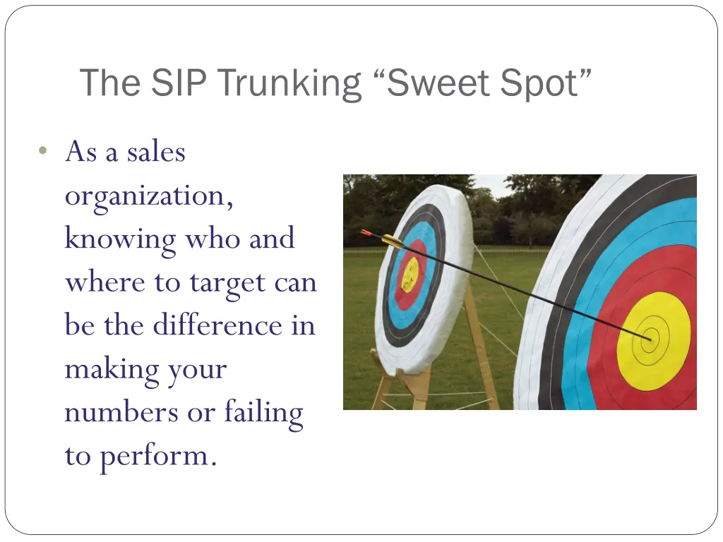 the sip trunking sweet spot 2