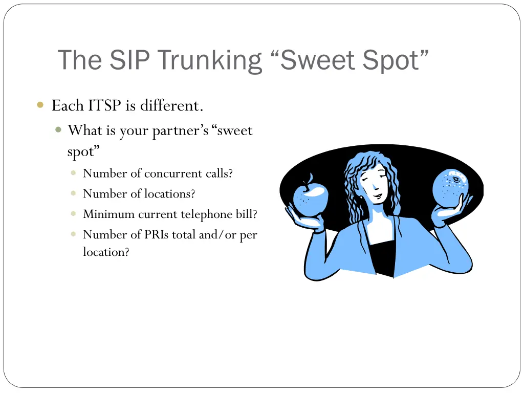 the sip trunking sweet spot