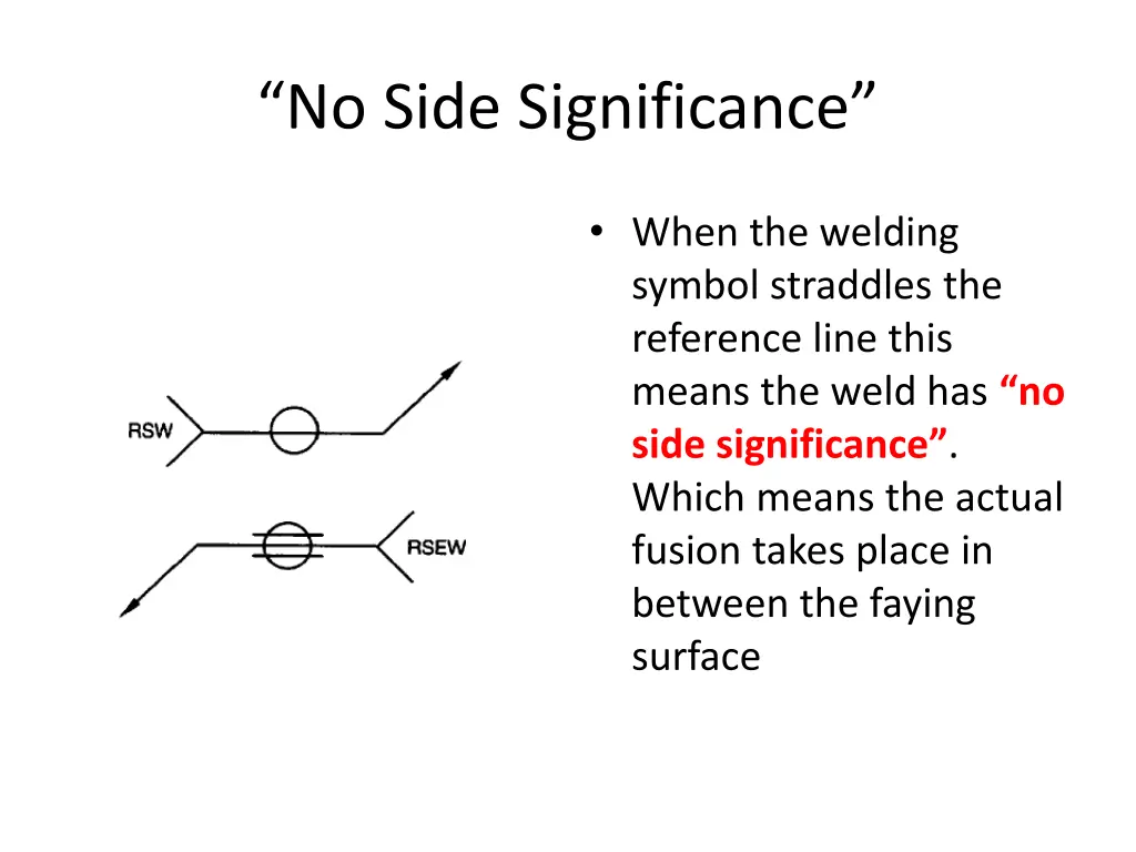 no side significance