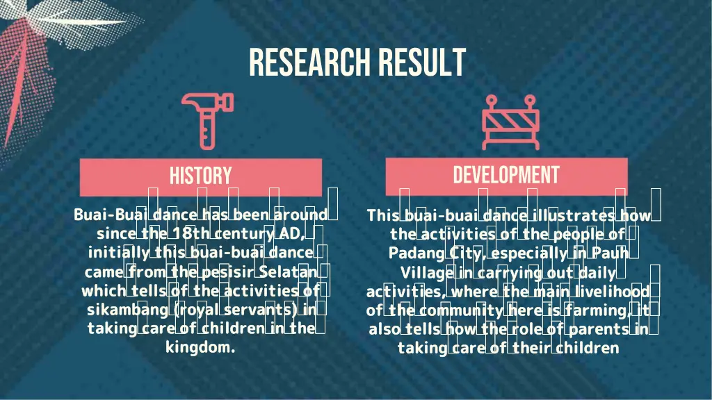 research result