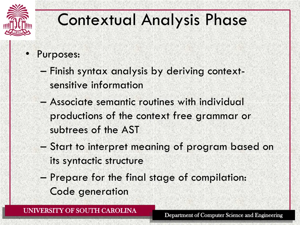 contextual analysis phase