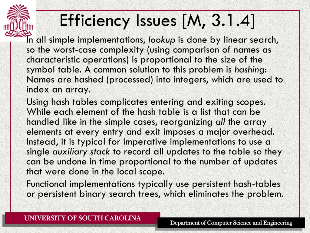 efficiency issues m 3 1 4 in all simple