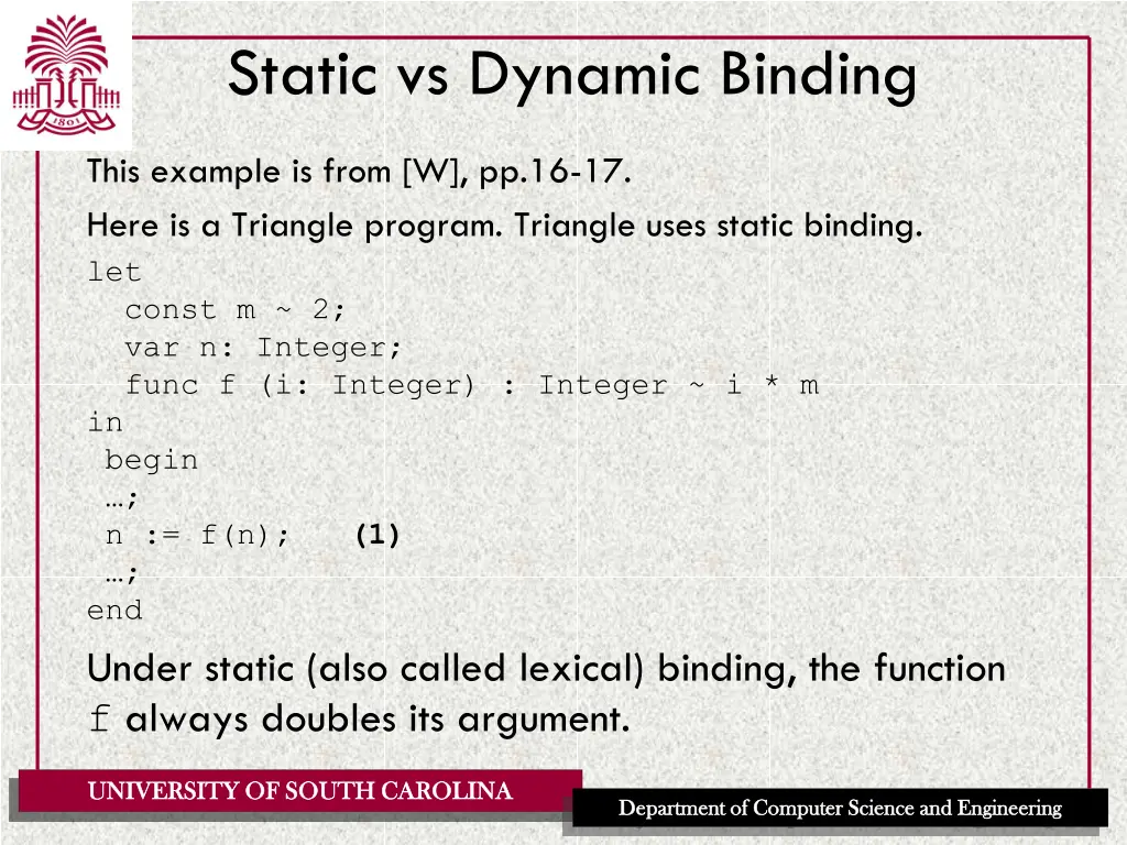 static vs dynamic binding