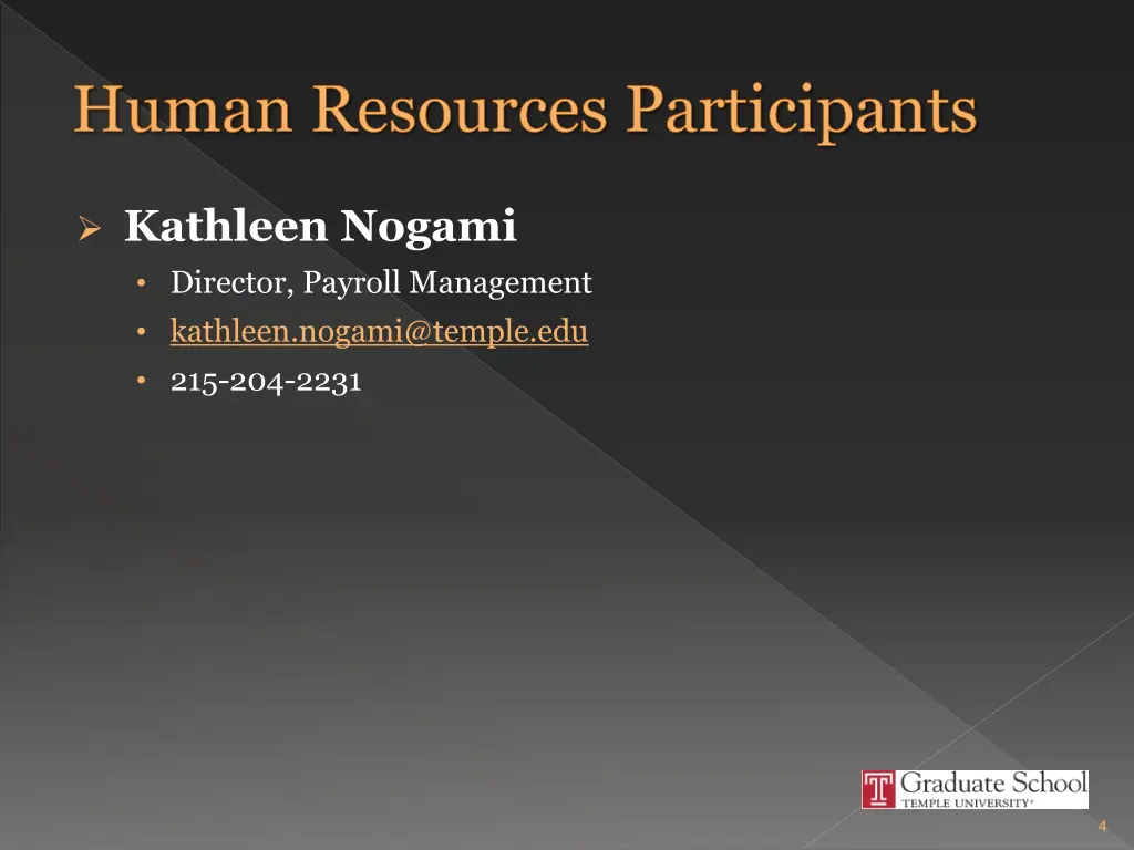 human resources participants