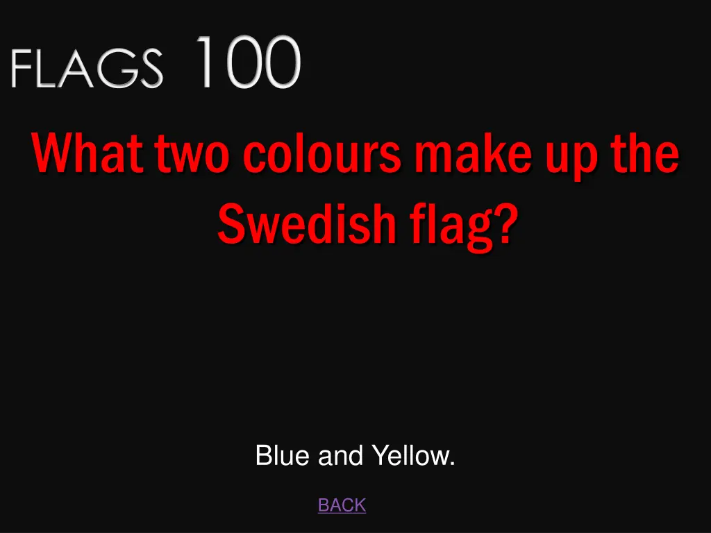 flags 100 what two colours make up the swedish