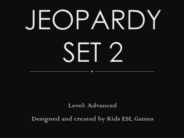 jeopardy set 2