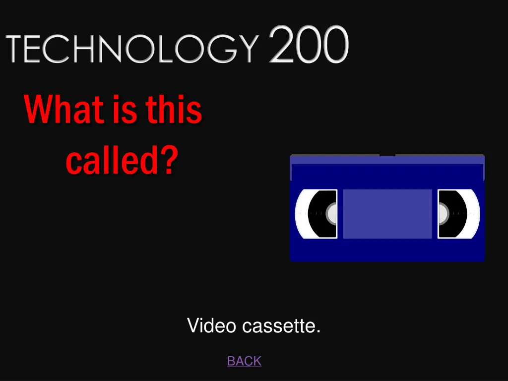 technology 200 what is this called