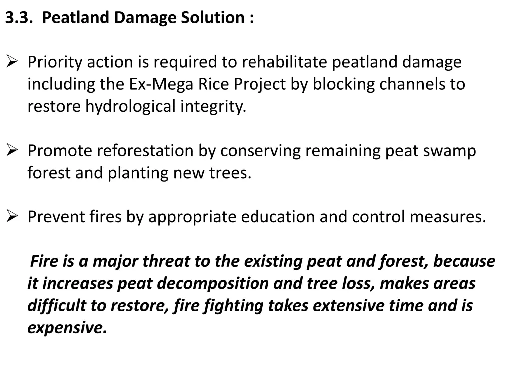 3 3 peatland damage solution