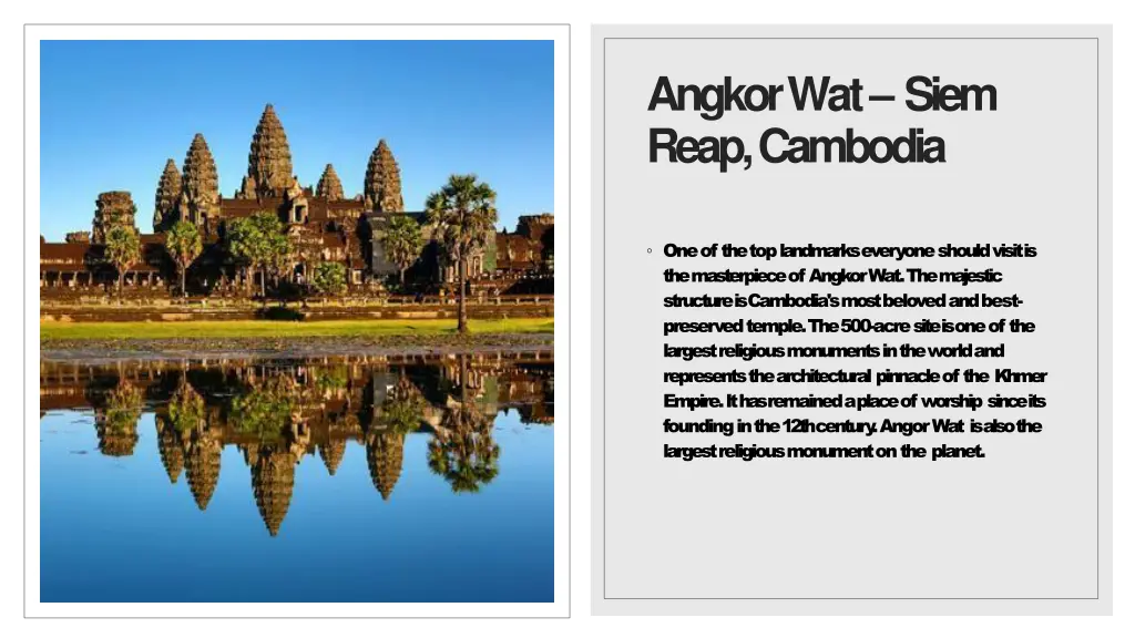 angkor wat siem reap cambodia