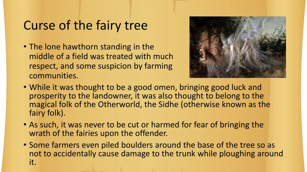 curse of the fairy tree