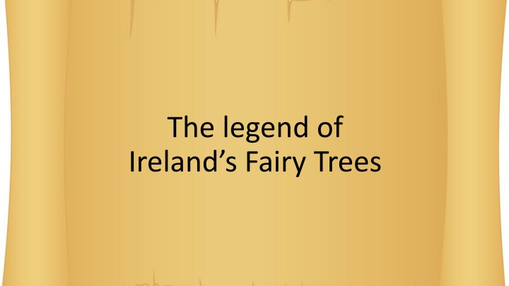 the legend of ireland s fairy trees