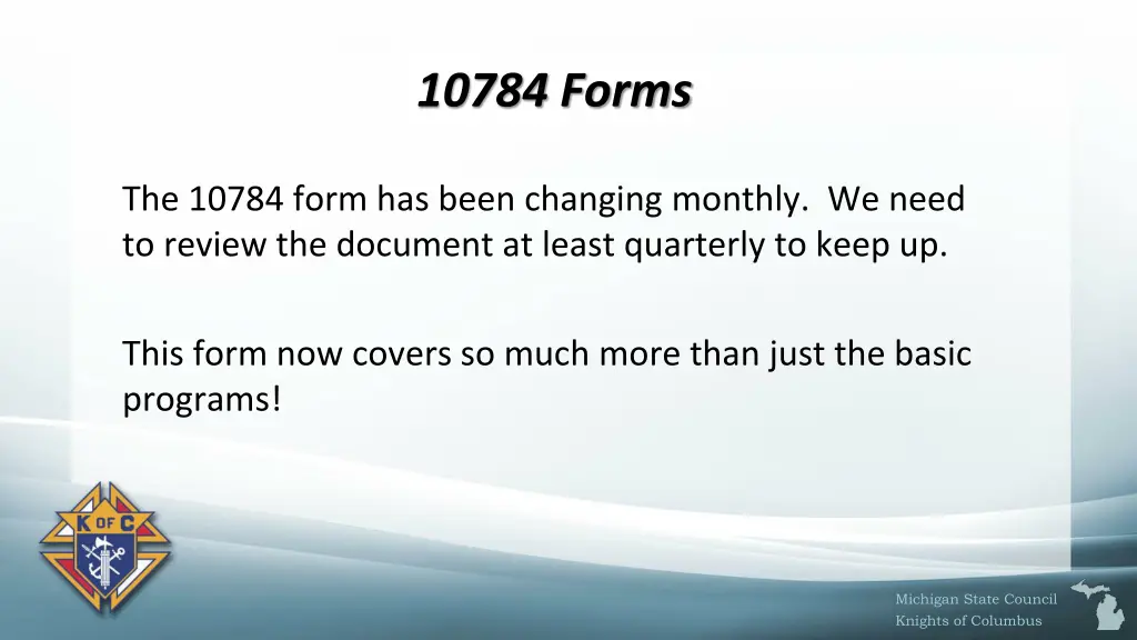 10784 forms