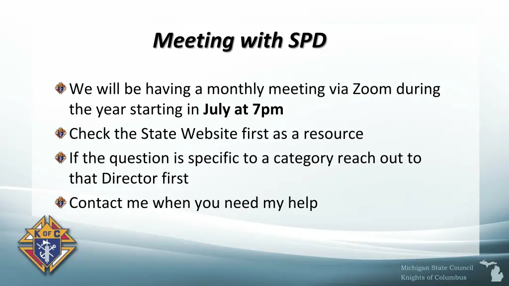 meeting with spd