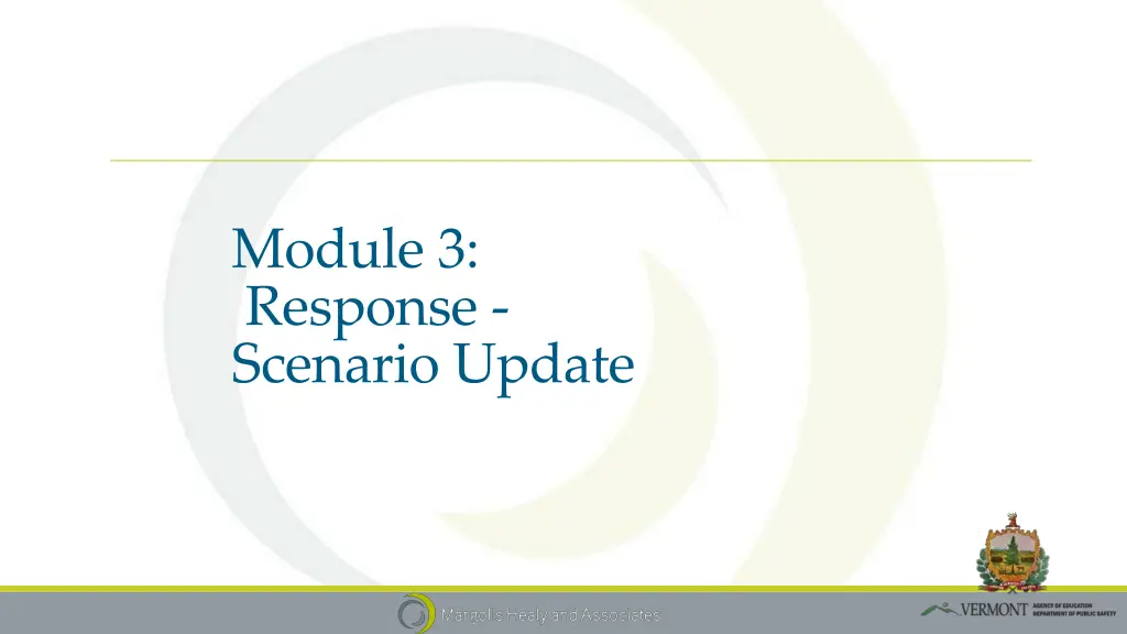 module 3 response scenario update