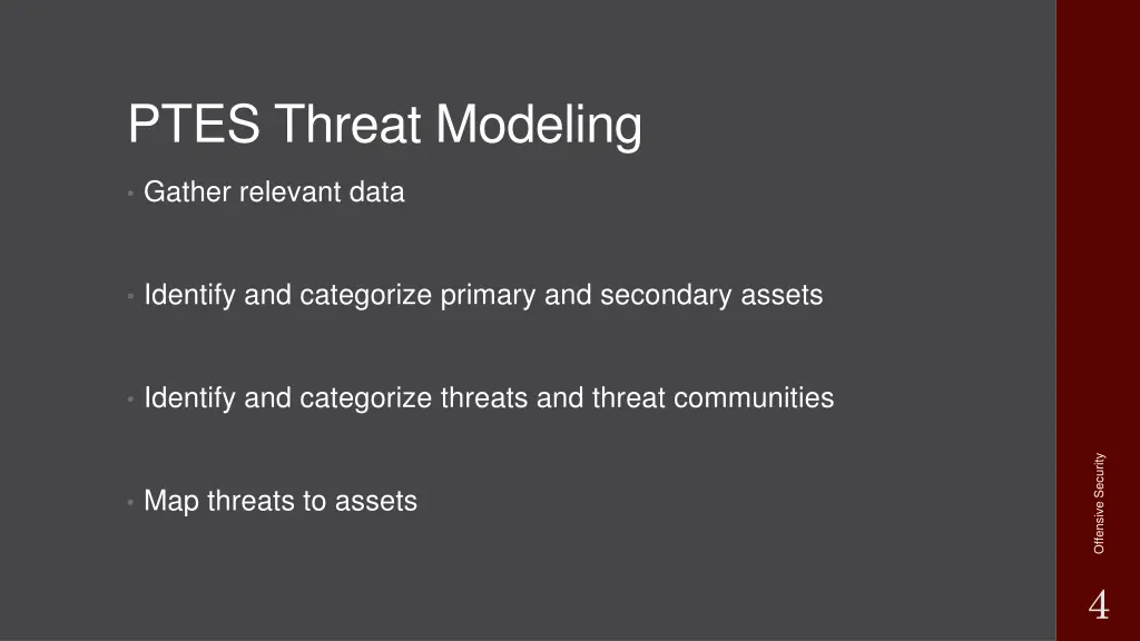 ptes threat modeling