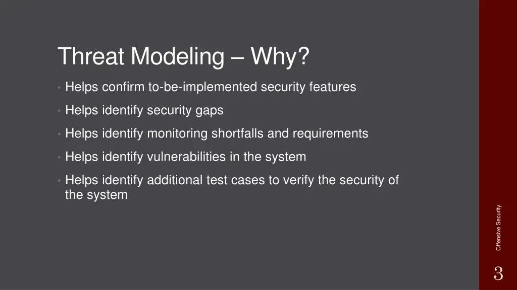 threat modeling why