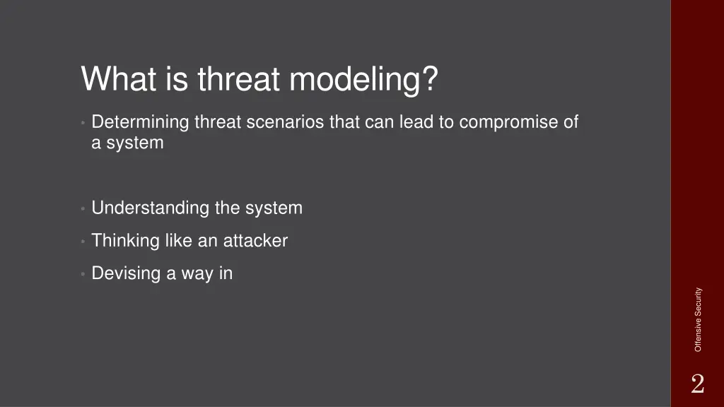 what is threat modeling