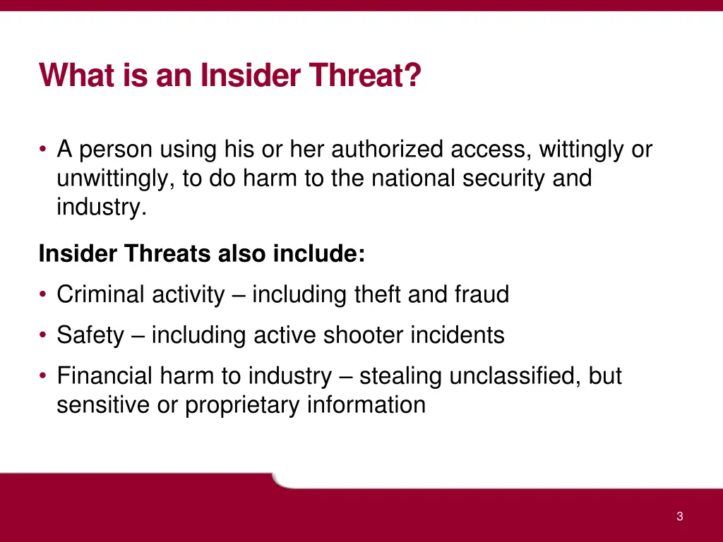 what is an insider threat 1