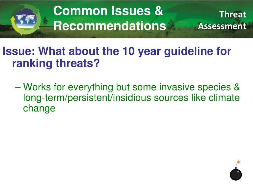 common issues recommendations 1