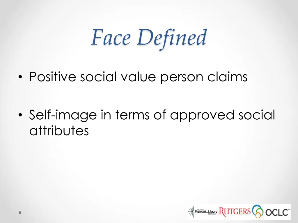 face defined