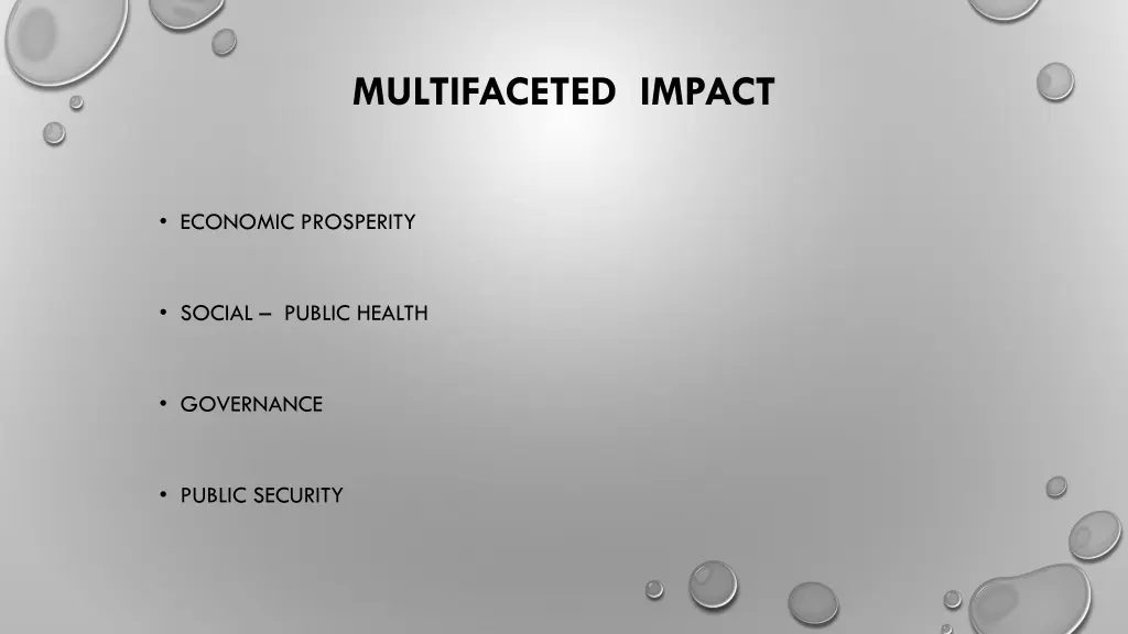 multifaceted impact