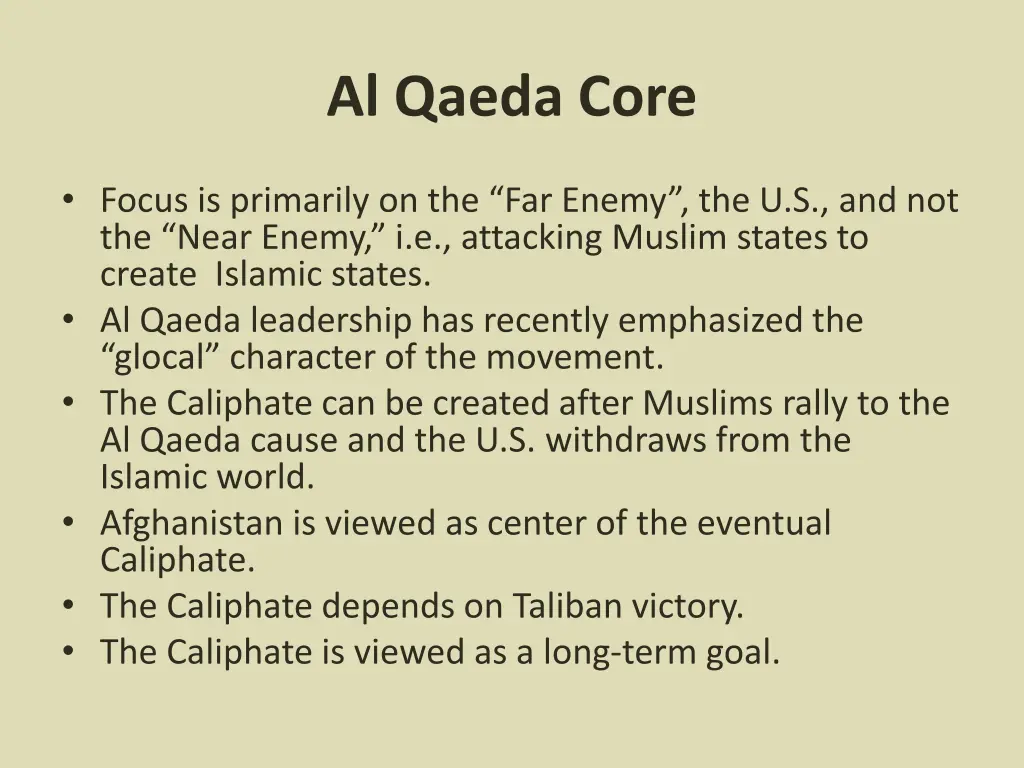 al qaeda core 1