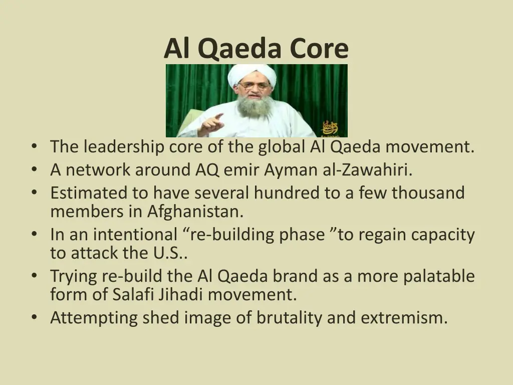 al qaeda core