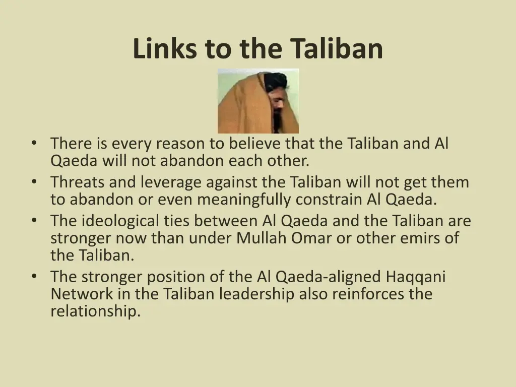 links to the taliban 1