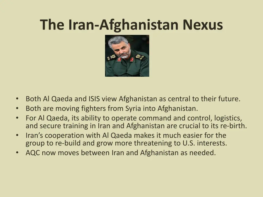 the iran afghanistan nexus