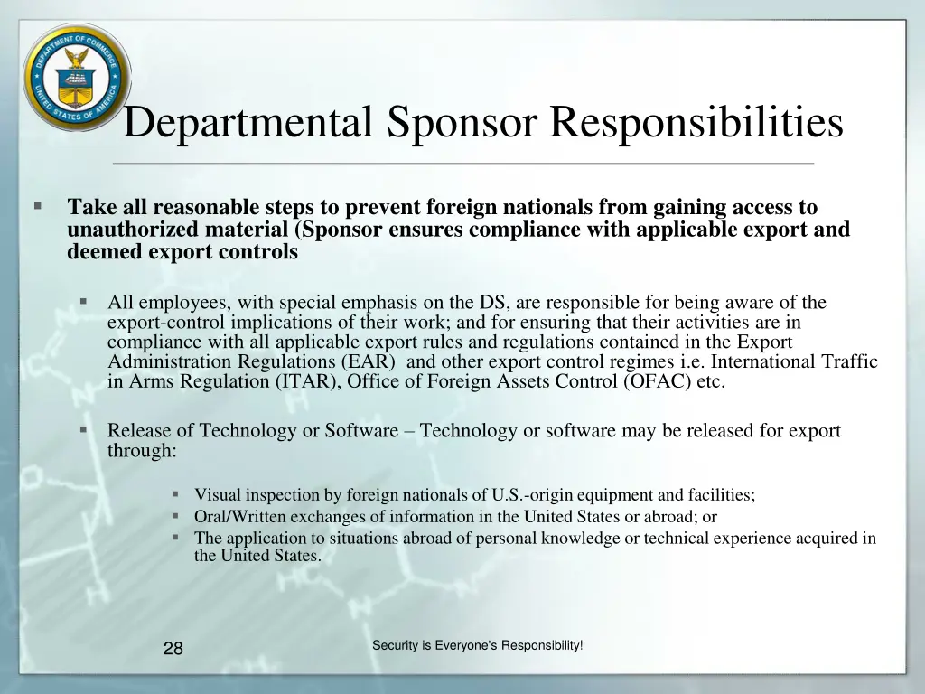 departmental sponsor responsibilities 1