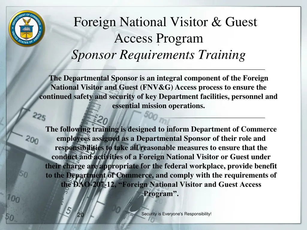 foreign national visitor guest access program