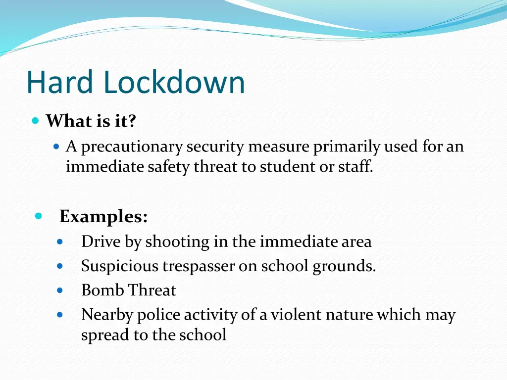 hard lockdown